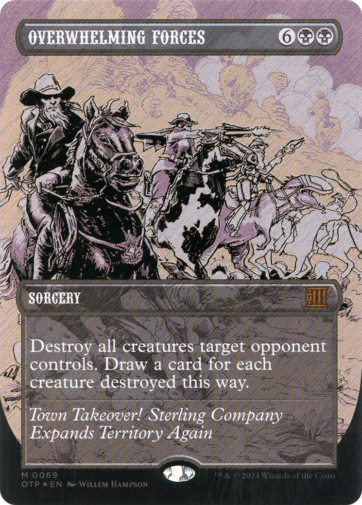 Overwhelming Forces (OTP-069) (Borderless) (Textured Foil)