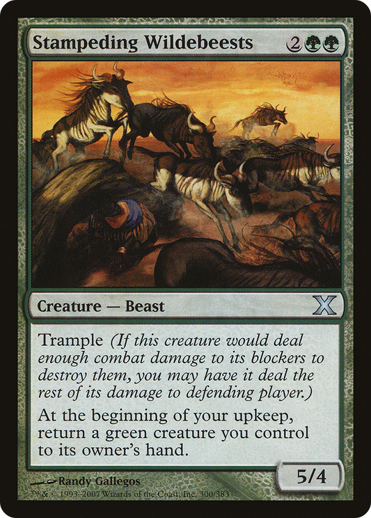 Stampeding Wildebeests (10E-300)
