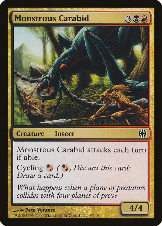 Monstrous Carabid (ARB-043) (Foil)