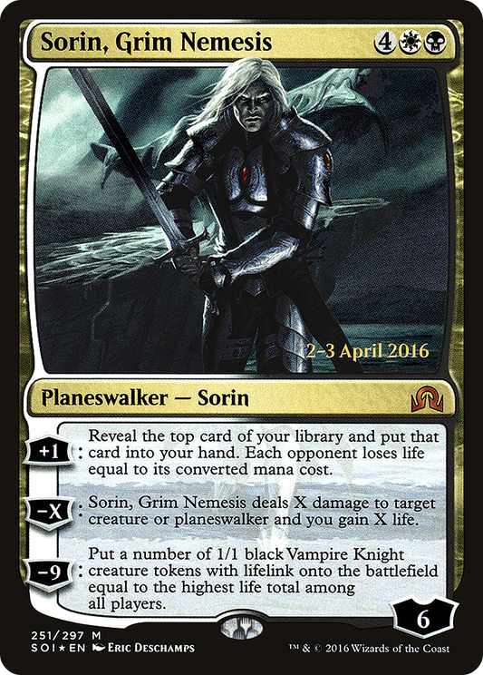 Sorin, Grim Nemesis (PRE-251S) (Foil)