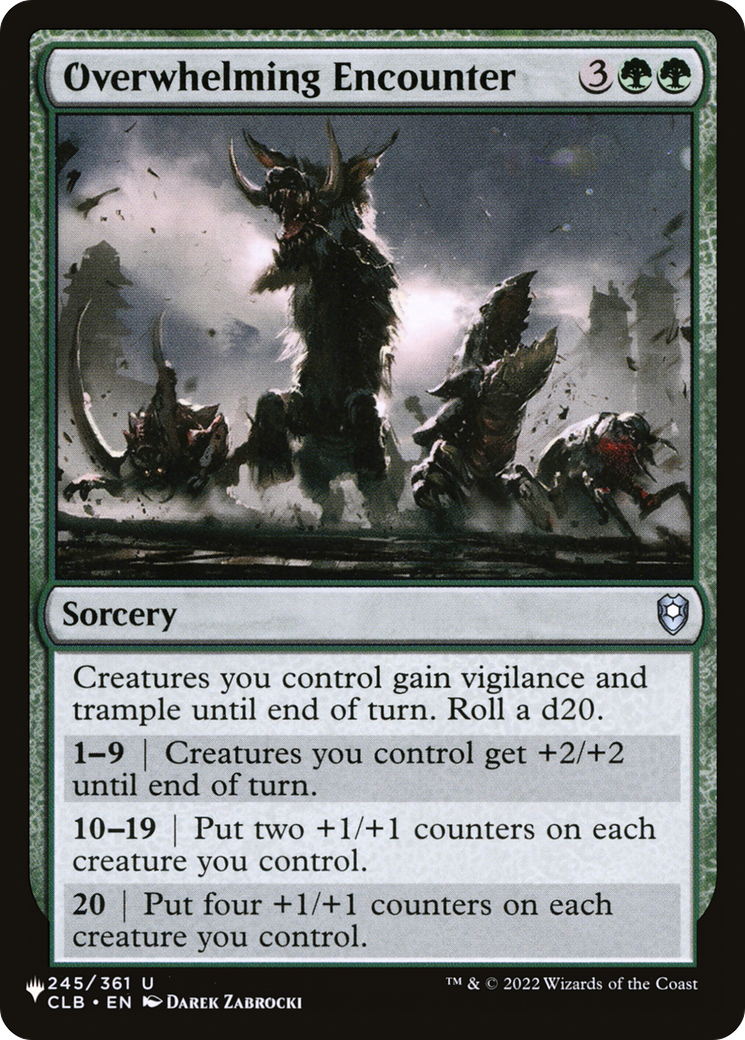 Overwhelming Encounter (LIST-CLB-245)