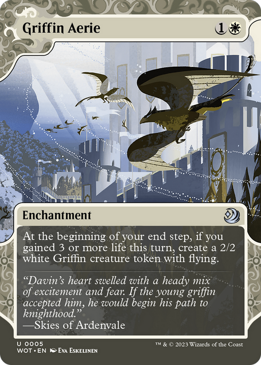 Griffin Aerie (WOT-005) (Showcase) (Borderless) (Foil)