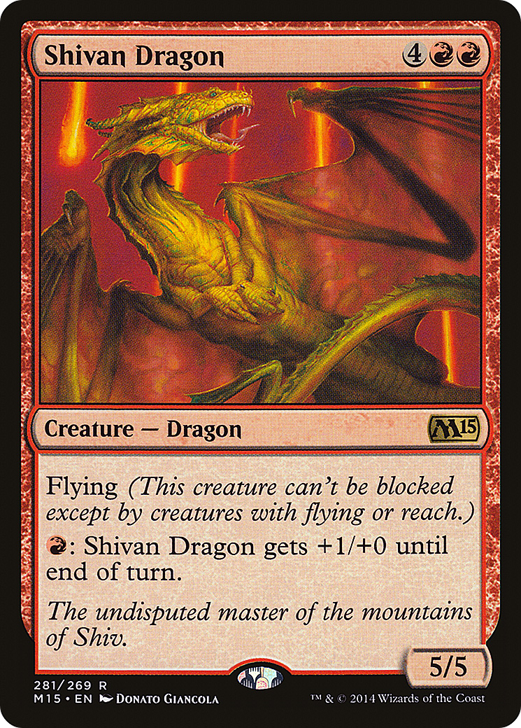 Shivan Dragon (M15-281)