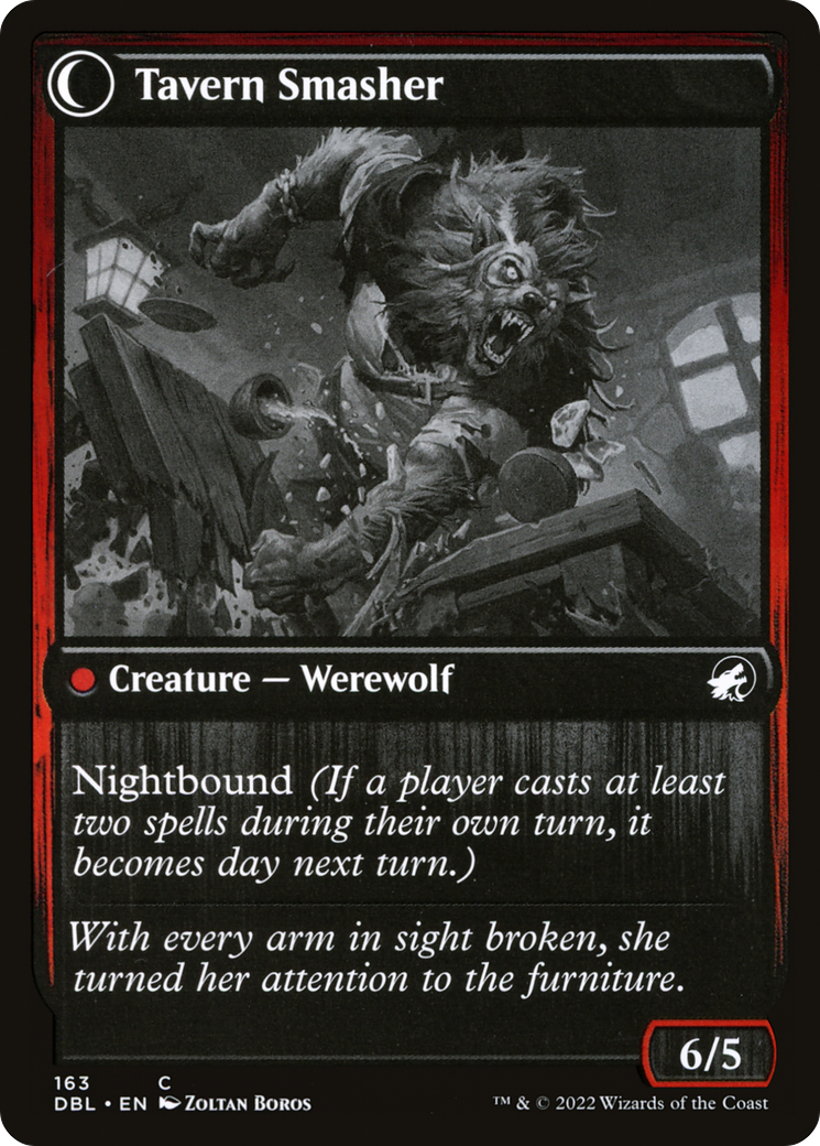 Tavern Ruffian // Tavern Smasher (DBL-163) (Foil)