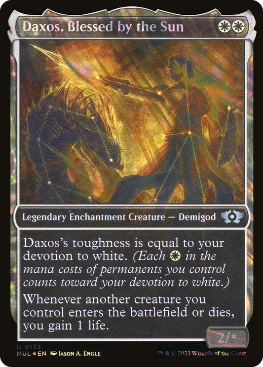 Daxos, Blessed by the Sun (MUL-132) (Showcase) (Halo Foil)
