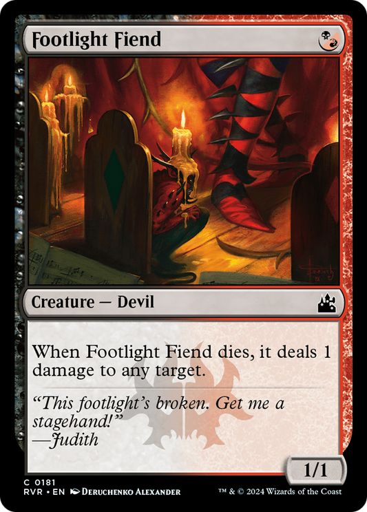 Footlight Fiend (RVR-181)