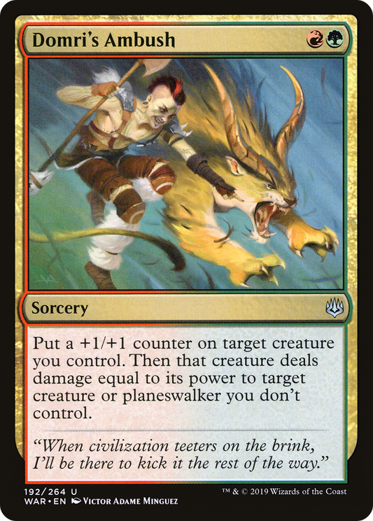 Domri's Ambush (WAR-192) (Foil)