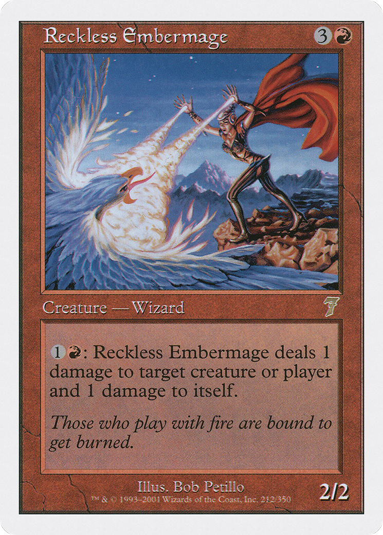Reckless Embermage (7ED-212)