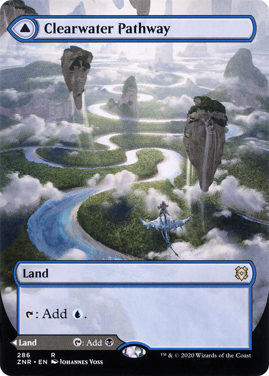 Clearwater Pathway // Murkwater Pathway (ZNR-286) (Showcase) (Borderless)