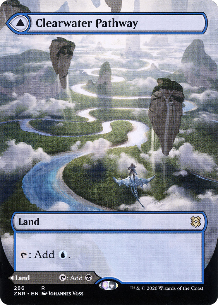 Clearwater Pathway // Murkwater Pathway (ZNR-286) (Showcase) (Borderless) (Foil)