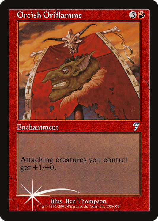 Orcish Oriflamme (7ED-206★) (Foil)