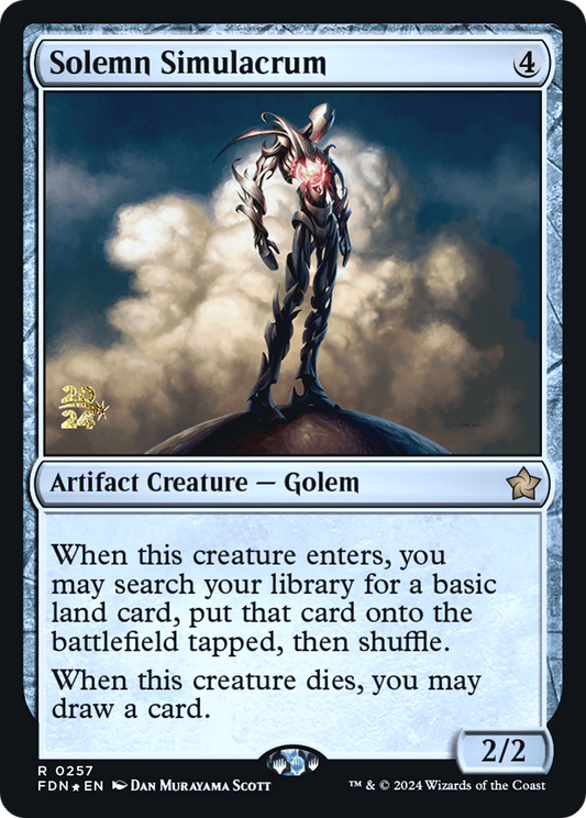 Solemn Simulacrum (PRE-257S) (Foil)
