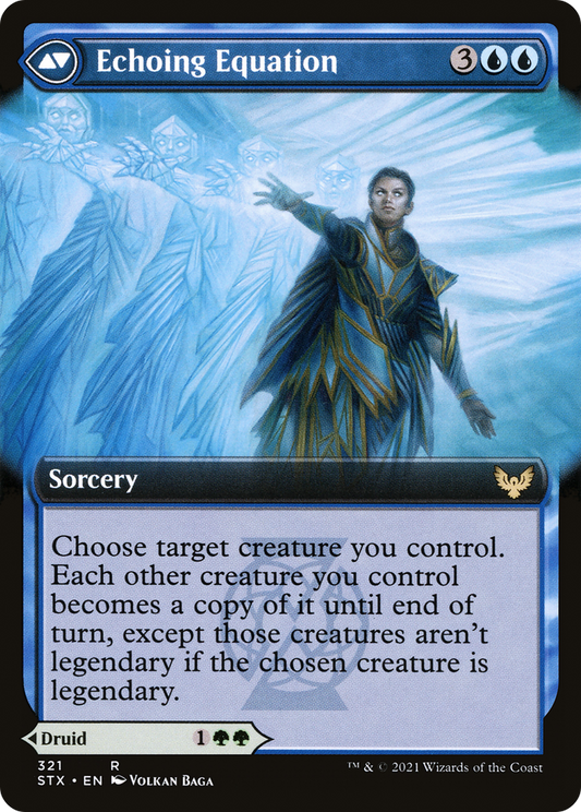 Augmenter Pugilist // Echoing Equation (STX-321) (Extended Art) (Foil)
