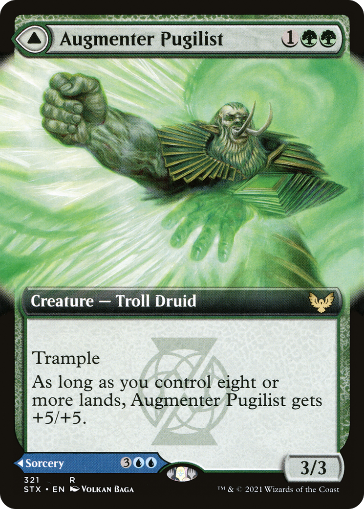 Augmenter Pugilist // Echoing Equation (STX-321) (Extended Art) (Foil)