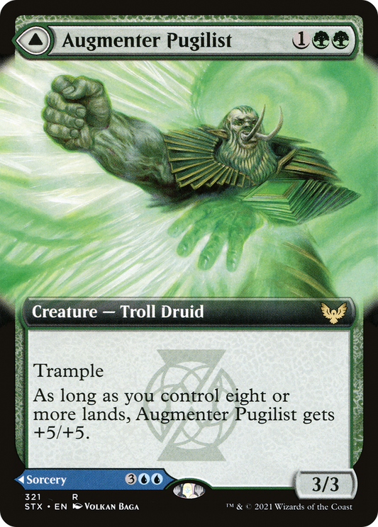 Augmenter Pugilist // Echoing Equation (STX-321) (Extended Art) (Foil)