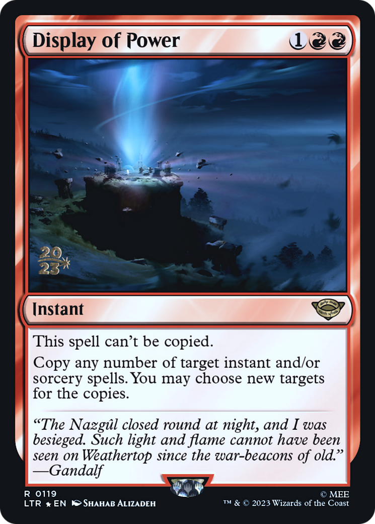 Display of Power (PRE-119S) (Foil)