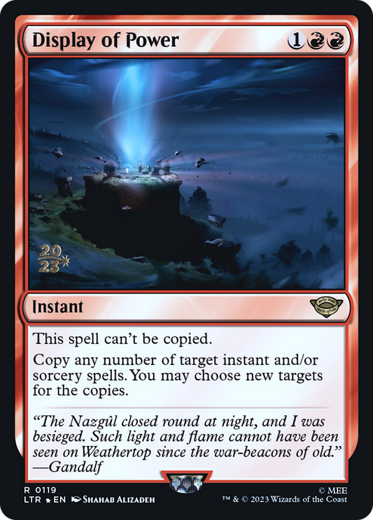 Display of Power (PRE-119S) (Foil)