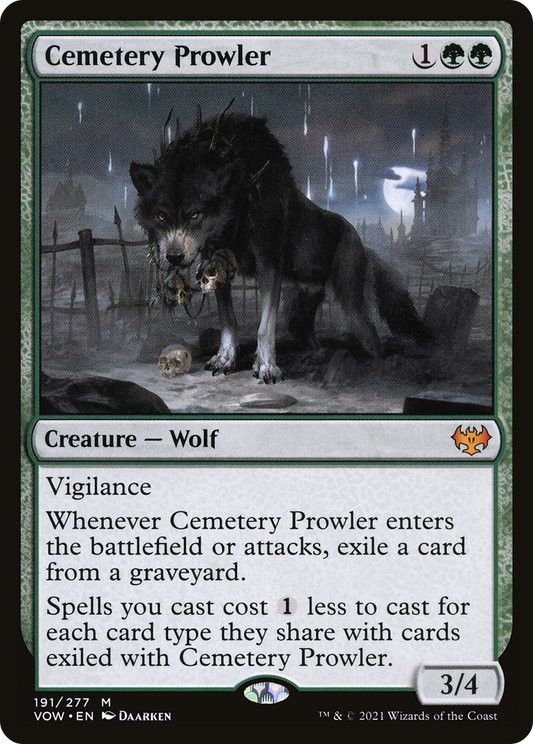 Cemetery Prowler (VOW-191) (Foil)