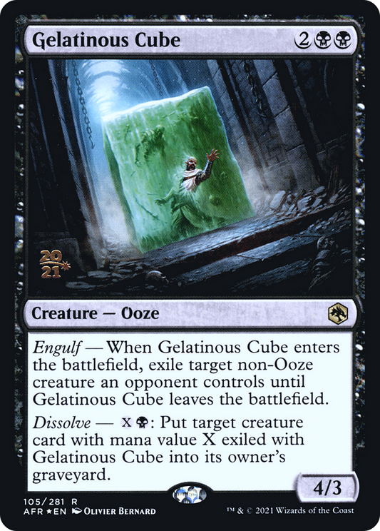 Gelatinous Cube (PRE-105S) (Foil)