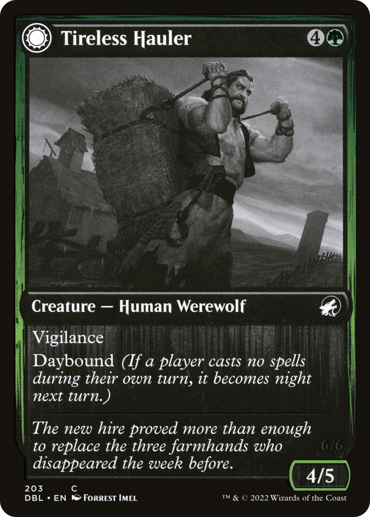 Tireless Hauler // Dire-Strain Brawler (DBL-203)