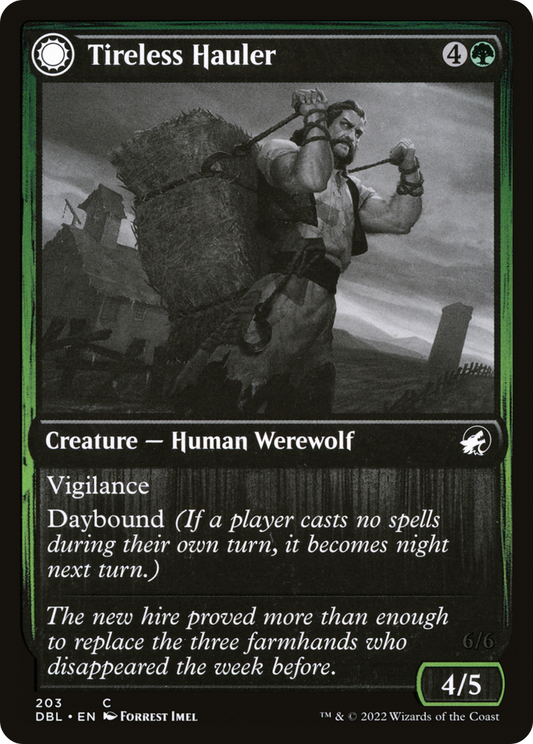 Tireless Hauler // Dire-Strain Brawler (DBL-203)