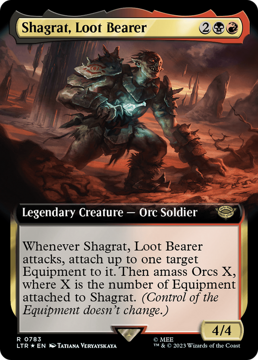 Shagrat, Loot Bearer (LTR-783) (Extended Art) (Surge Foil)