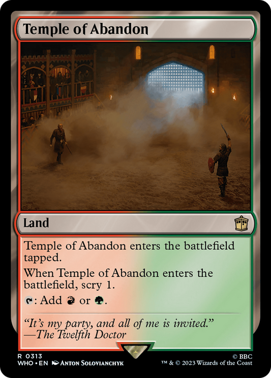Temple of Abandon (WHO-313) (Foil)