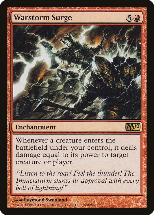 Warstorm Surge (M12-160) (Foil)