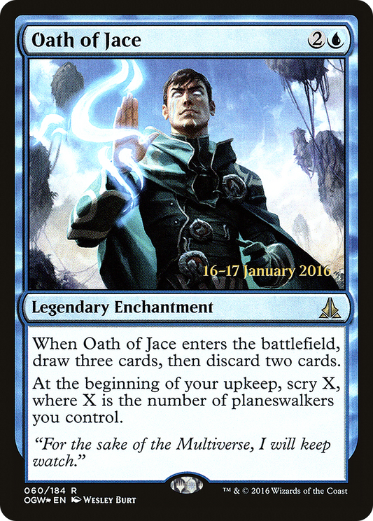 Oath of Jace (PRE-60S) (Foil)