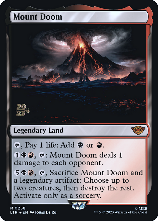 Mount Doom (PRE-258S) (Foil)