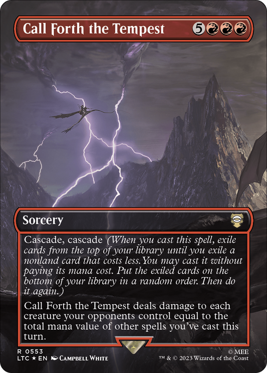 Call Forth the Tempest (LTC-553) (Borderless) (Surge Foil)