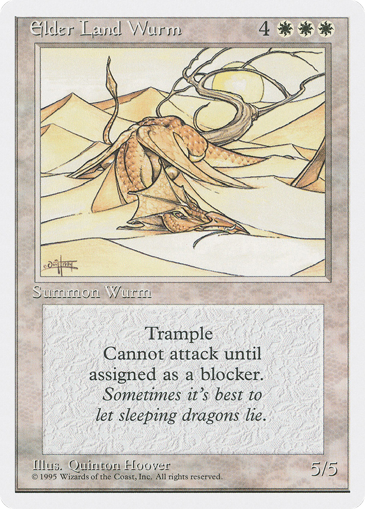 Elder Land Wurm (4ED-024)