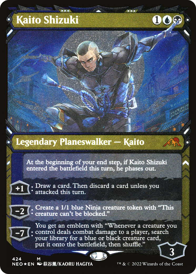 Kaito Shizuki (NEO-424) (Showcase) (Etched Foil)