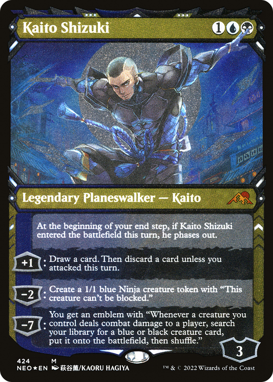 Kaito Shizuki (NEO-424) (Showcase) (Etched Foil)