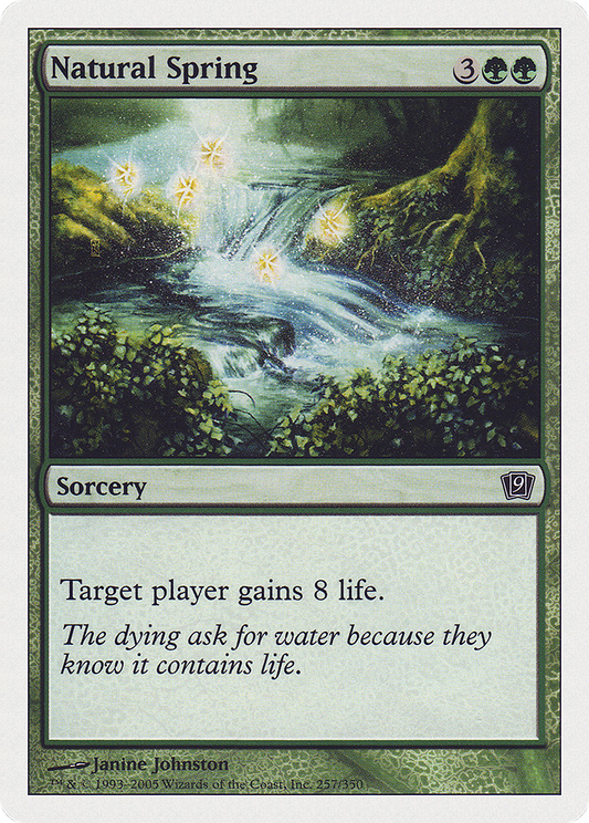 Natural Spring (9ED-257★) (Foil)