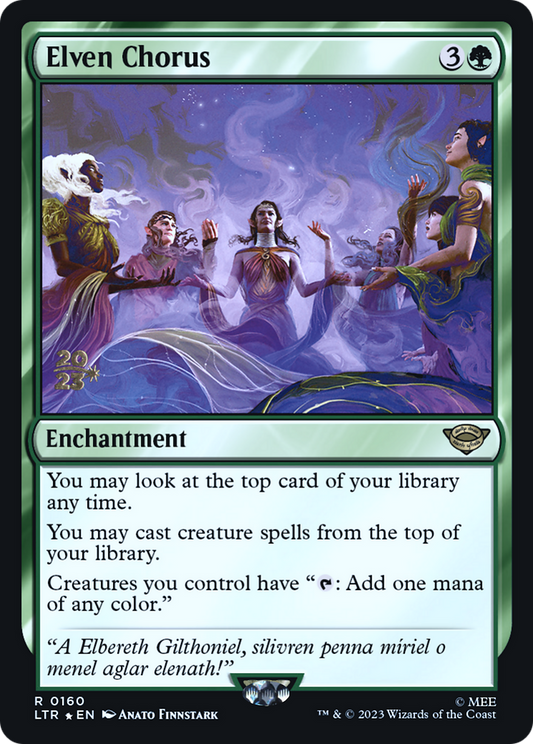 Elven Chorus (PRE-160S) (Foil)