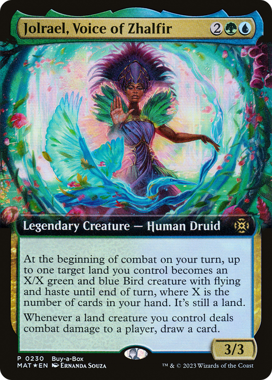 Jolrael, Voice of Zhalfir (BABP-230) (Extended Art) (Foil)