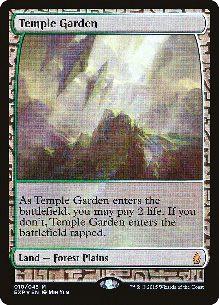 Temple Garden (EXP-010) (Foil)