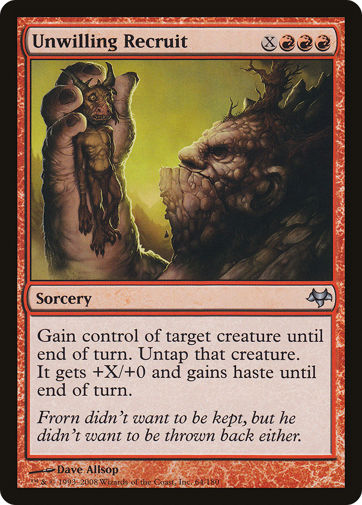 Unwilling Recruit (EVE-064) (Foil)
