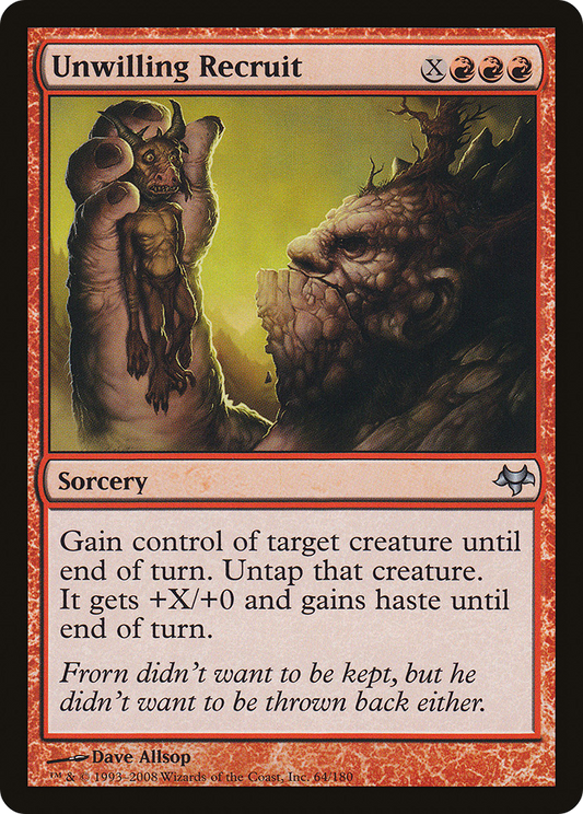 Unwilling Recruit (EVE-064) (Foil)