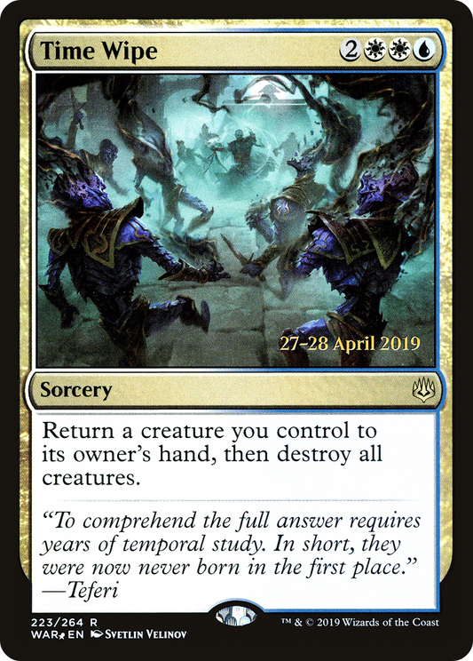 Time Wipe (PRE-223S) (Foil)