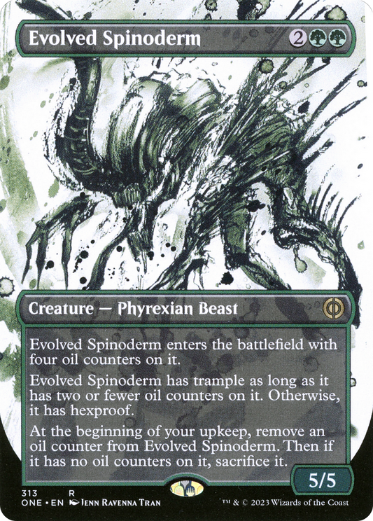 Evolved Spinoderm (ONE-313) (Showcase) (Borderless) (Foil)