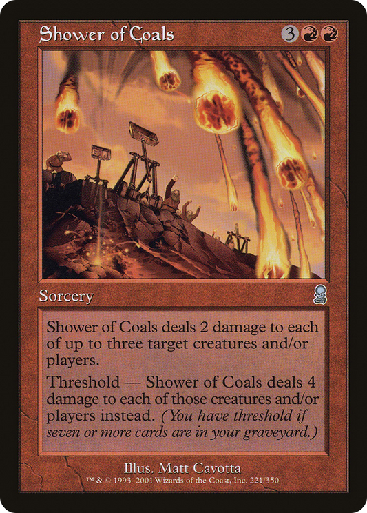 Shower of Coals (ODY-221) (Foil)