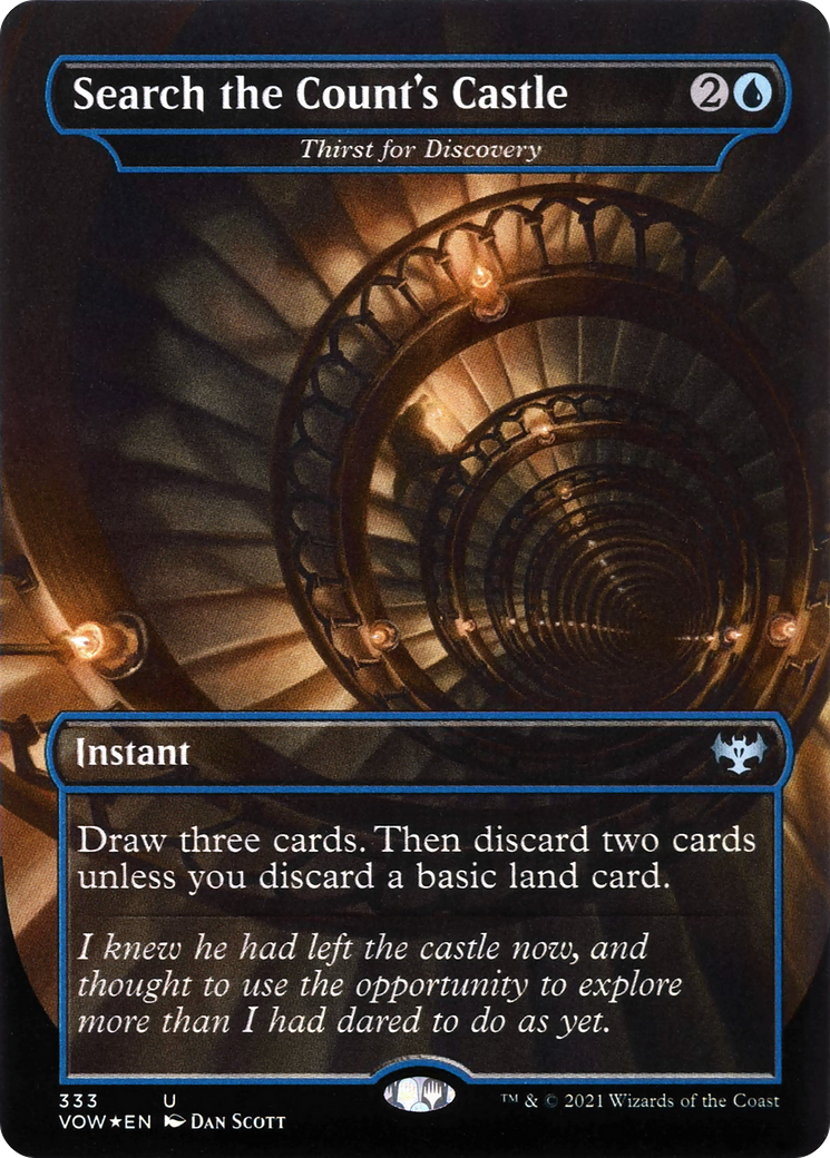 Search the Count's Castle / Thirst for Discovery (VOW-333) (Borderless) (Foil)