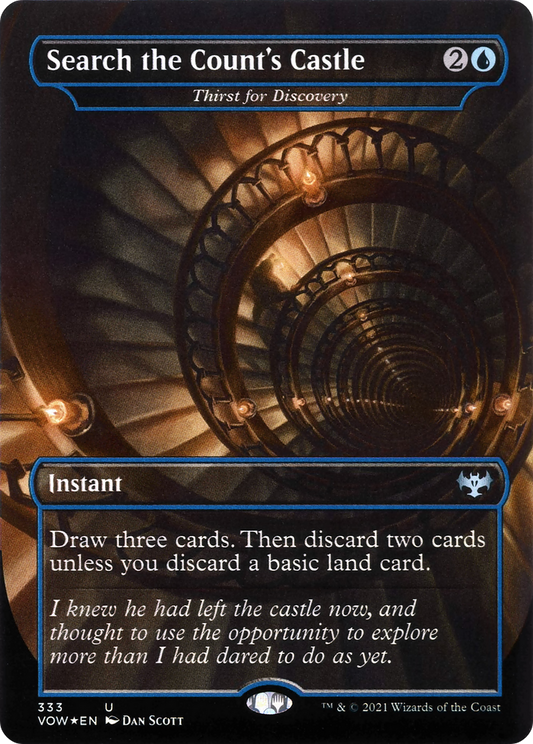 Search the Count's Castle / Thirst for Discovery (VOW-333) (Borderless) (Foil)