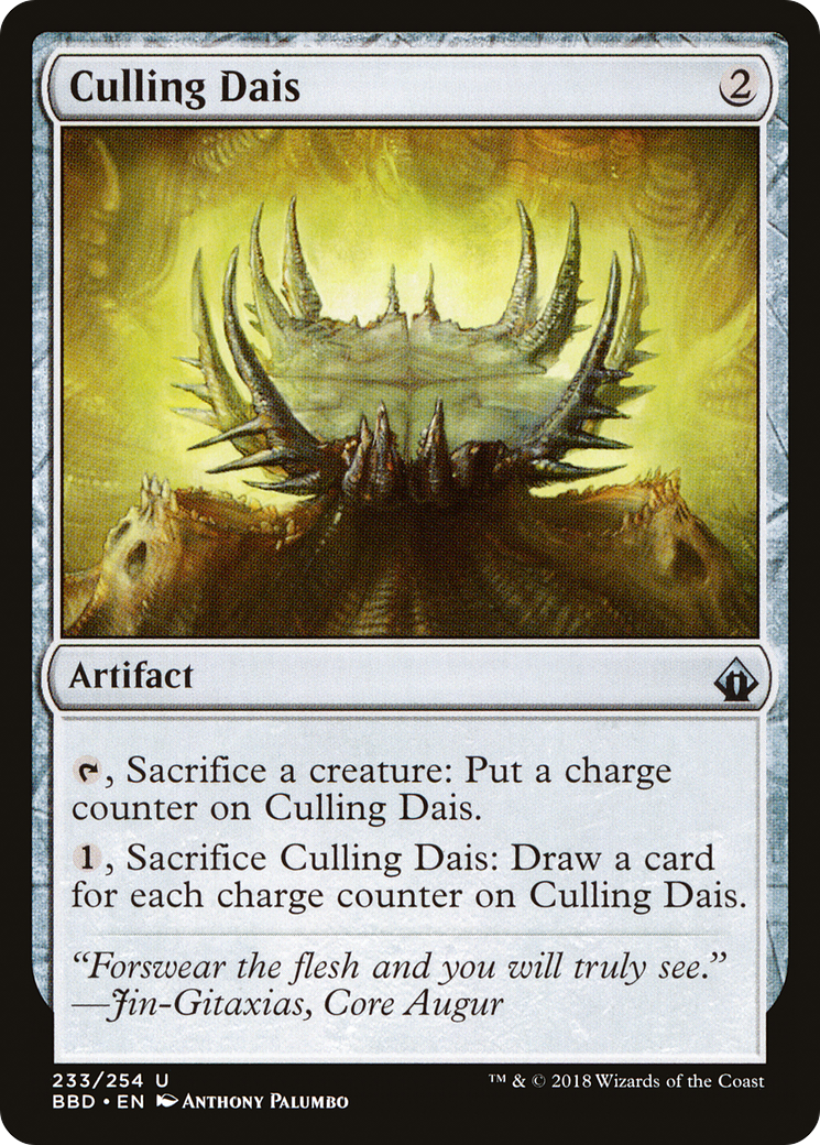 Culling Dais (BBD-233) (Foil)