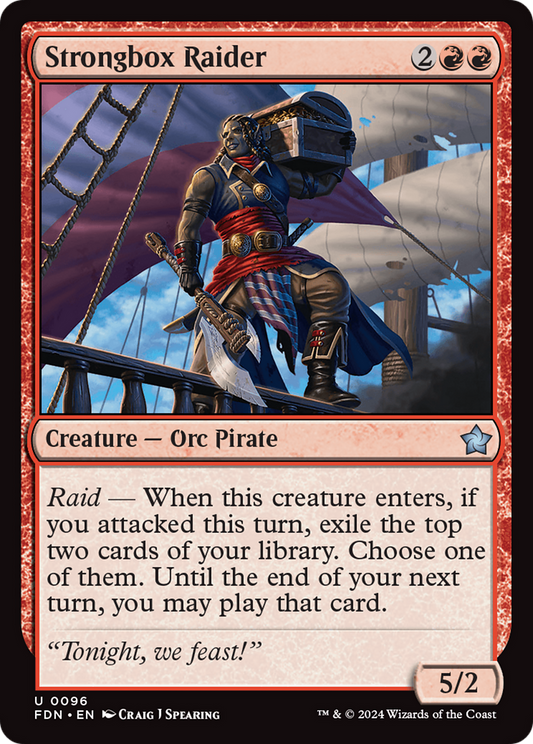 Strongbox Raider (FDN-096) (Foil)