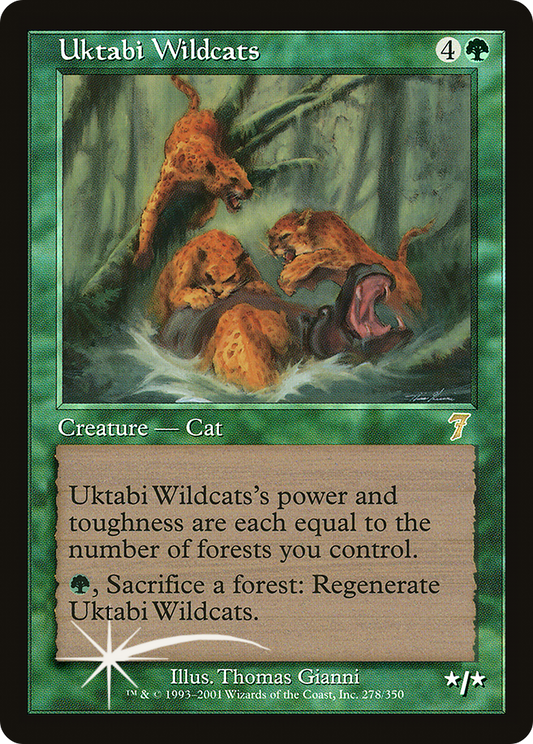 Uktabi Wildcats (7ED-278★) (Foil)