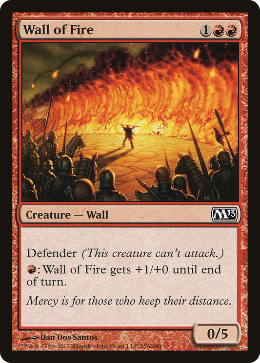 Wall of Fire (M13-156) (Foil)