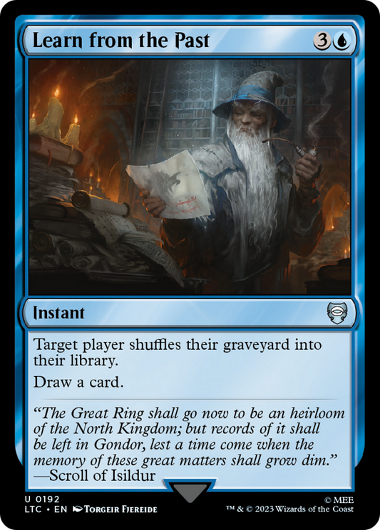 Learn from the Past (LTC-192)